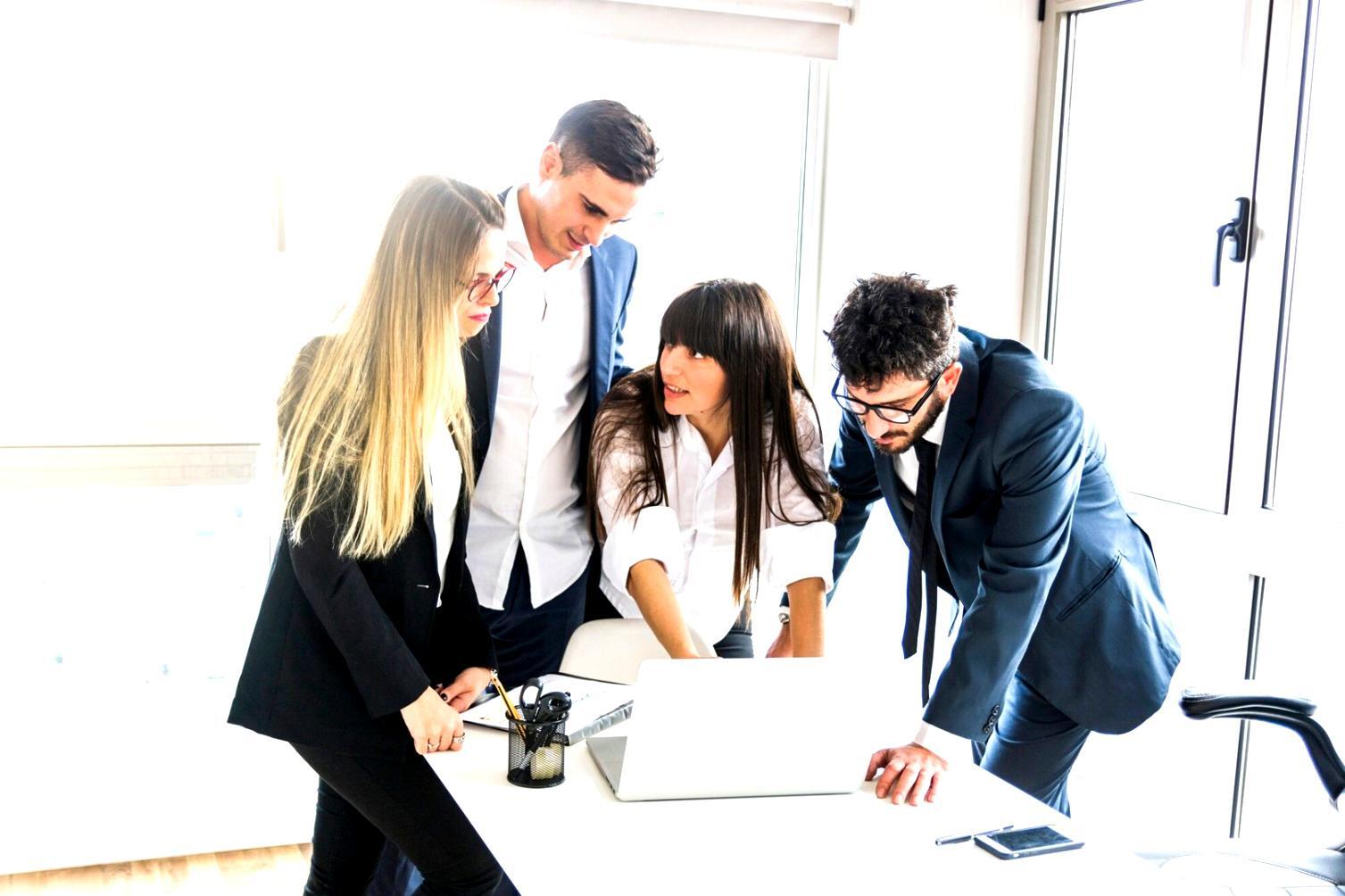 Students learning budget optimization techniques in classroom setting